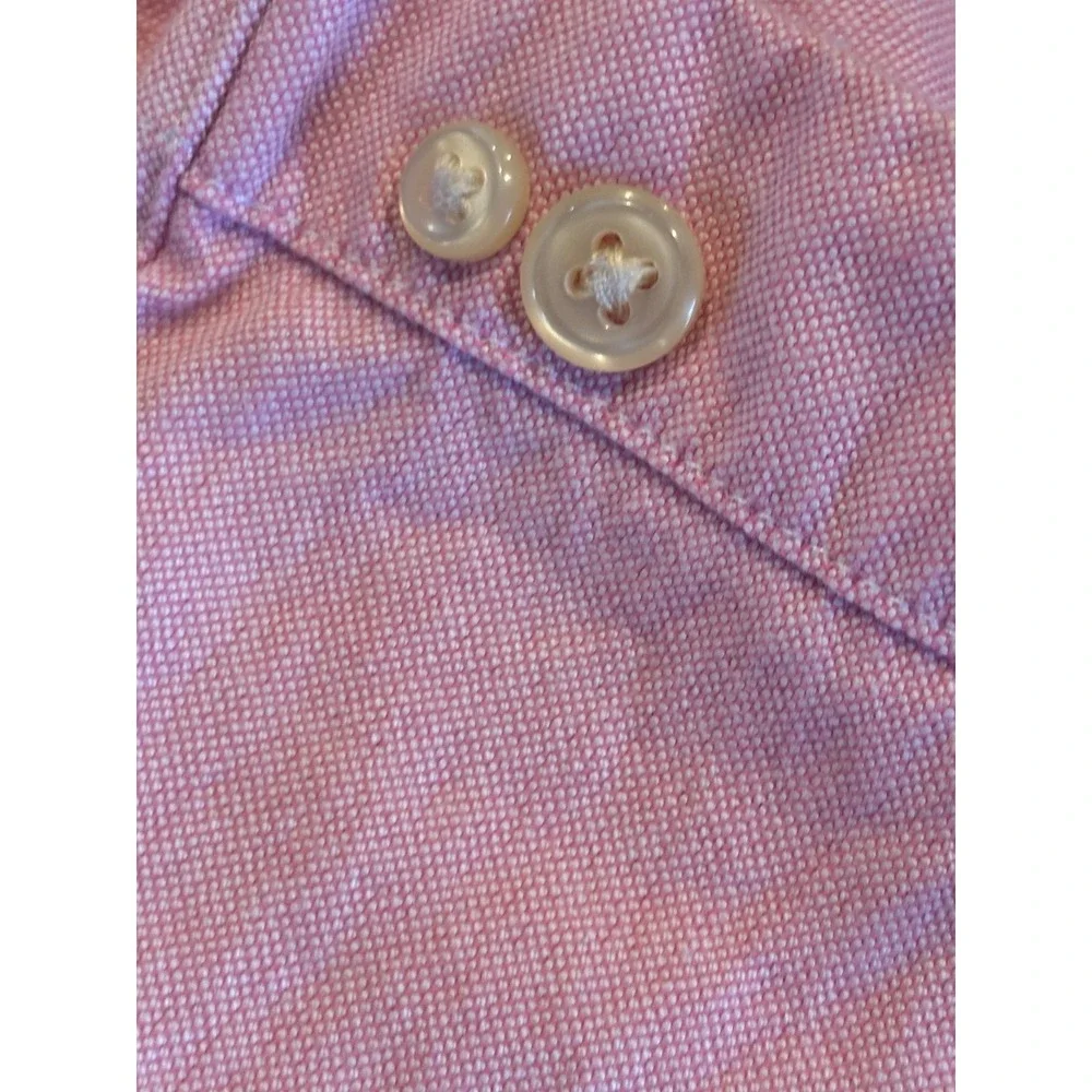 Ralph Lauren Kids Pink Oxford Button Down Shirt Size 12 Long Sleeve Pony Logo